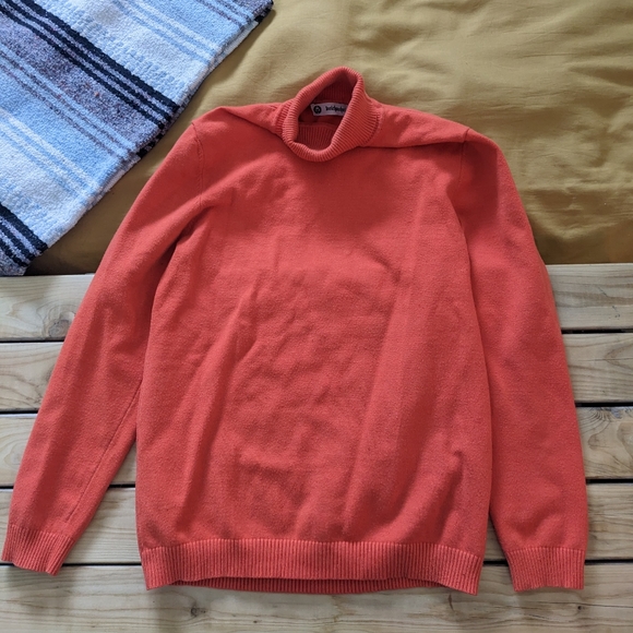 Women's Large Orange Turtle Neck - Picture 1 of 3